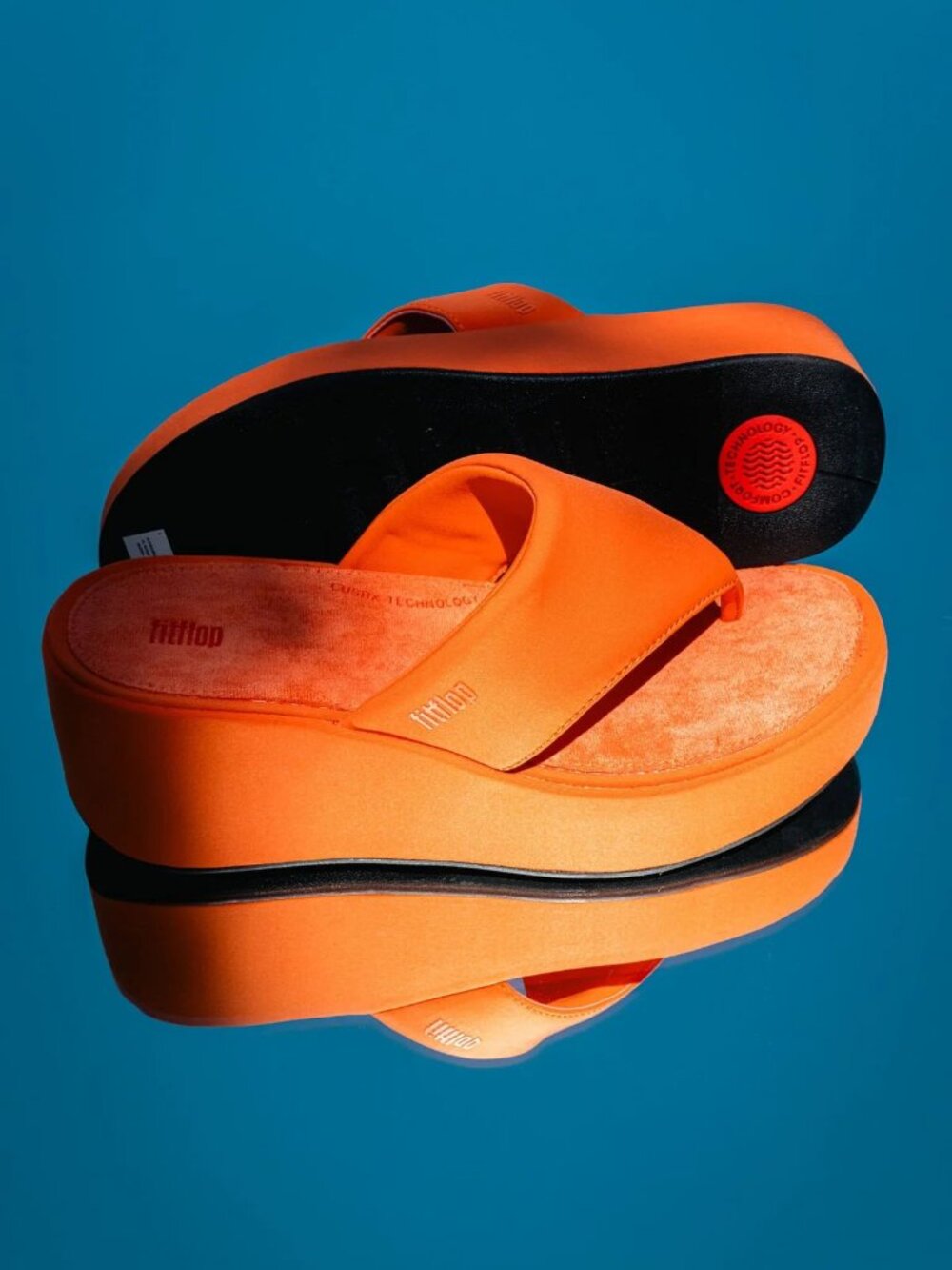 FitFlop Platforms Wedge Toe-Post Sandals